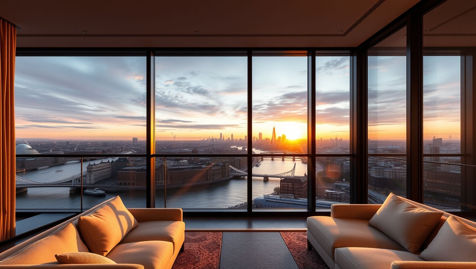 泰晤士河畔豪华公寓