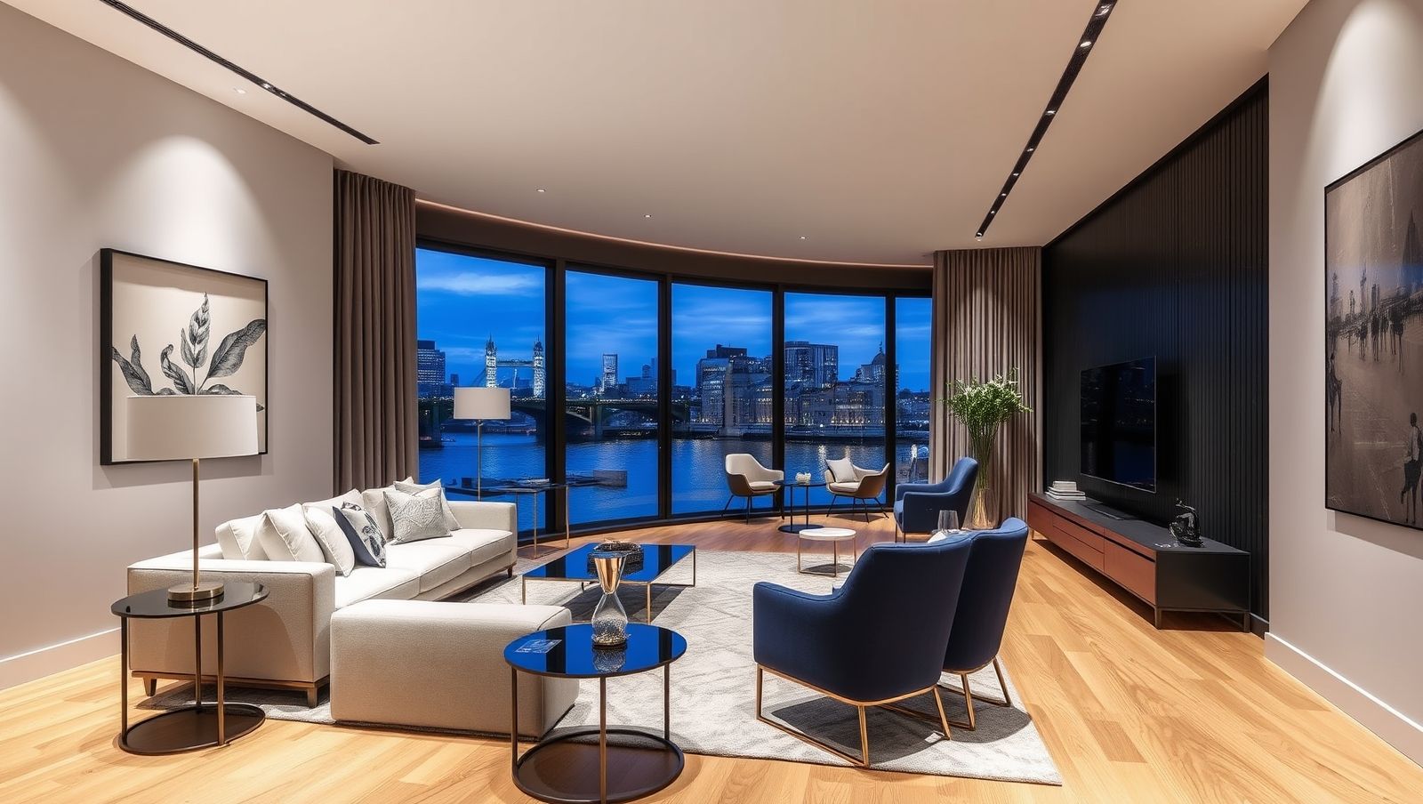 泰晤士河畔豪华公寓 - 图片 2