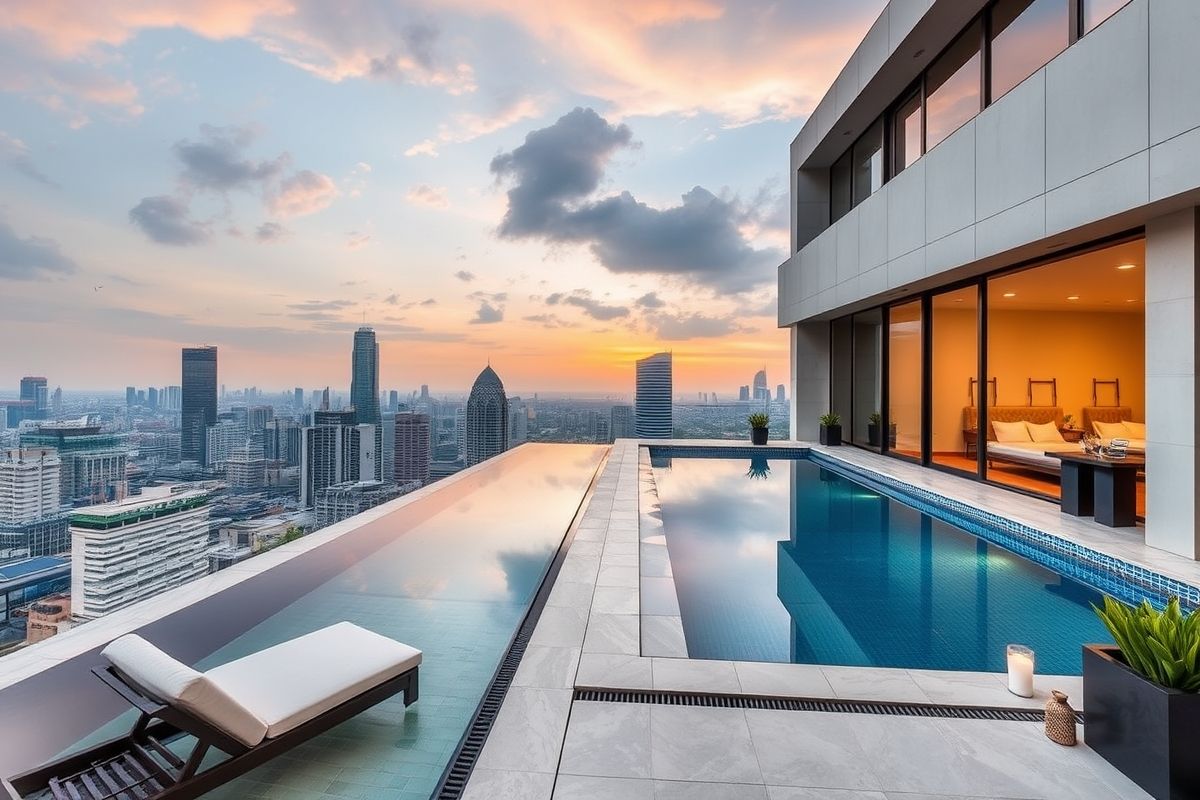 曼谷河畔顶层公寓 - 图片 3