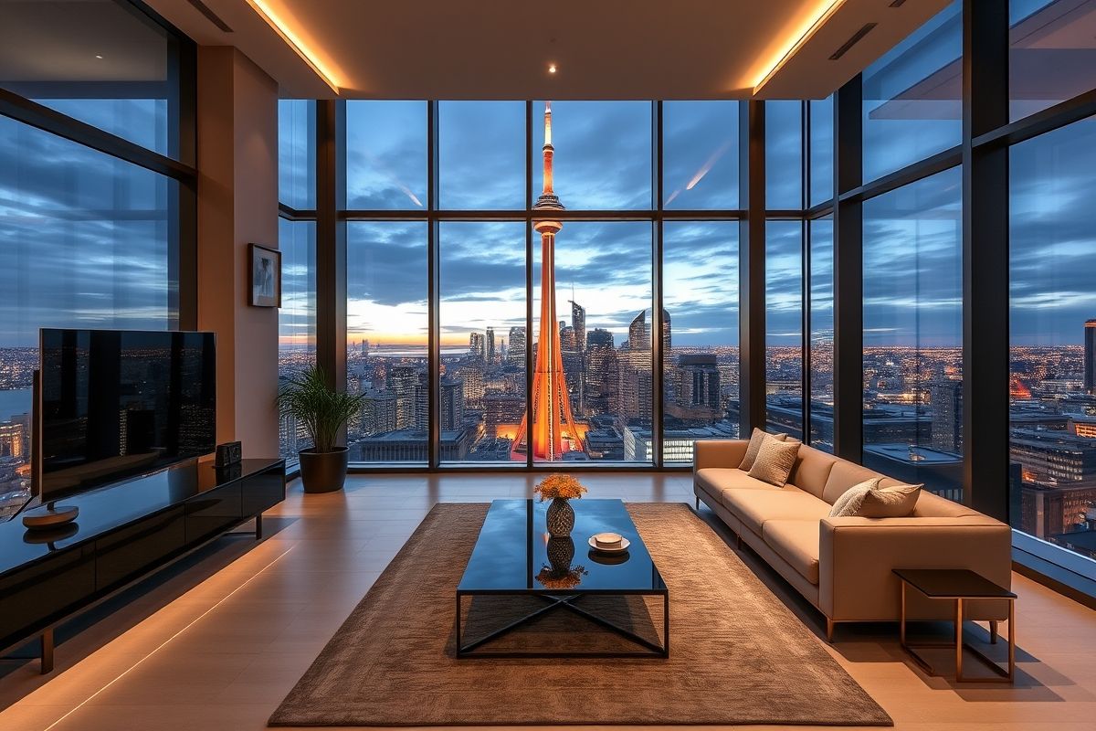 多伦多市中心顶层公寓